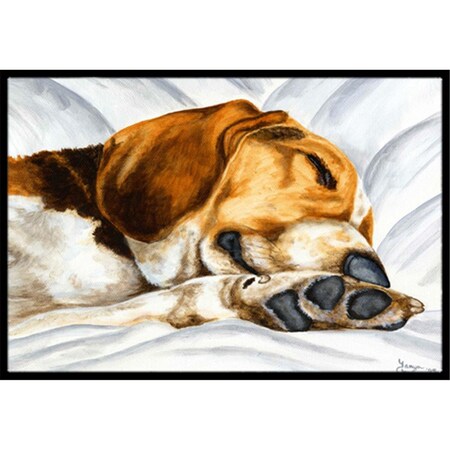 Carolines Treasures Beagle Bliss Indoor or Outdoor Mat- 18 x 27 AMB1076MAT